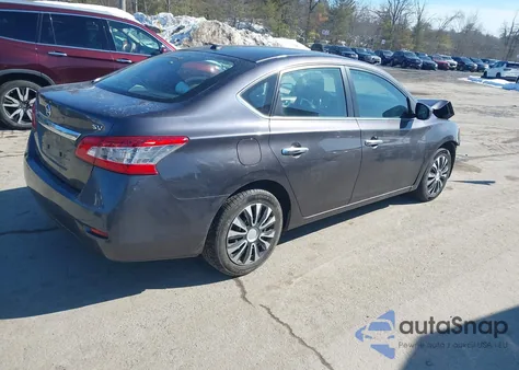 2015 Nissan Sentra Sv из США, поврежденный, VIN 3N1AB7APXFY278327